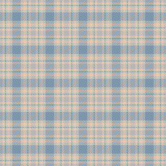School vector textile tartan, luxury pattern check texture. Female fabric seamless plaid background in pastel and grey colors.