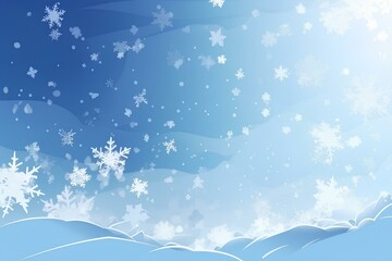 christmas background with snowflakes