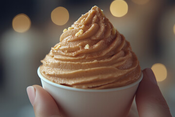 ice cream with chocolate