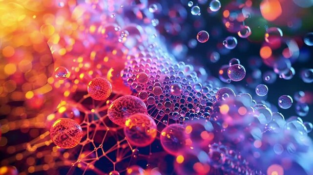 The constantly changing properties and states of electron clouds within the different layers.