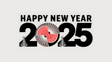 Happy New Year Graphic Design for Celebrations