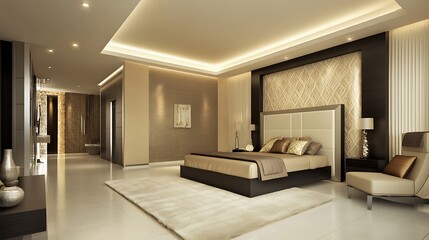 Modern bedroom interior design