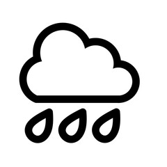 rainy day icon for graphic design