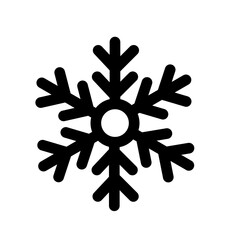snowflake simple icon for graphic design