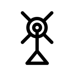 Obraz premium windmill watermill icon