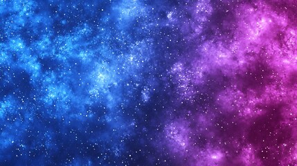 Fototapeta premium Vibrant Cosmic Nebula: A Stunning Digital Painting in Vivid, Dreamlike Style. AI Generated