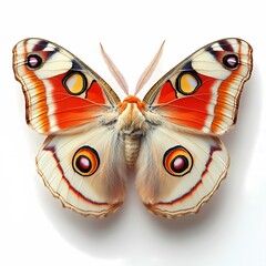 Ethereal Moth in Isolation