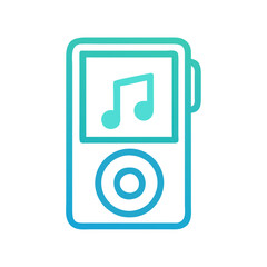 music player icon design