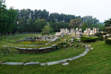 Site of Haiyan Hall, West Yanglou, Yuanmingyuan, Beijing, China