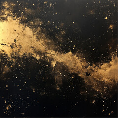 Obraz premium golden sparkle with black background