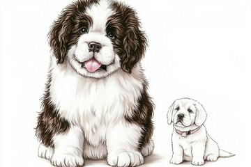Fototapeta premium portrait of a dog