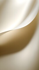 Abstract Beige and White Paper Curve Design