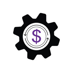 Cash Flow Management Line Icon