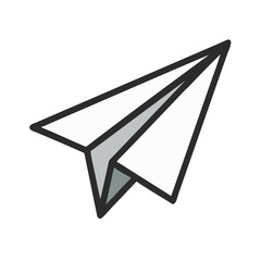paper plane icon design