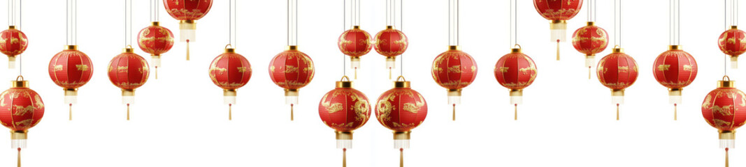 elegant background for chinese new year with ornament culture chinese, lantern.