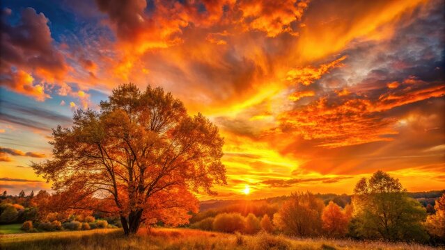 Fall Sunset