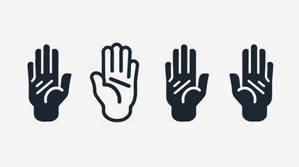 Obraz premium Inclusive Sign Language Icon: Promoting Disability Awareness Through Symbols