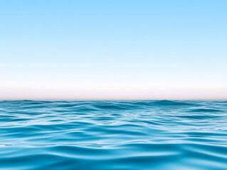 Obraz premium Calm ocean waves serene seascape nature photography tranquil environment wide angle water serenity