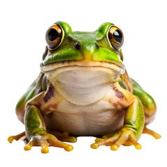 Obraz premium Frog isolated on transparent background