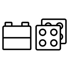 블럭 쌓기 놀이 아이콘