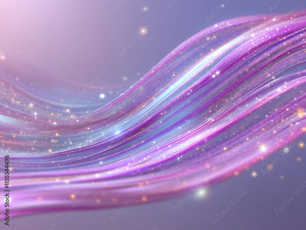 Poster dynamic wave patterns illustrating flowing energy abstract art digital design colorful environment a