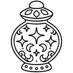 illustration of a jar of milk