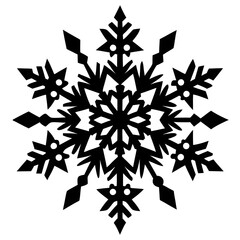 set of snowflakes