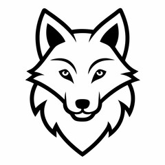 vector illustration of wolf