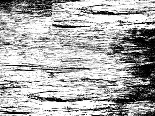 Obraz premium Close up texture of a wood surface on transparent background, to add grunge effect on your design