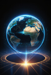 Fototapeta premium earth in space