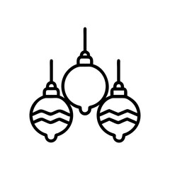 Christmas decoration icon design