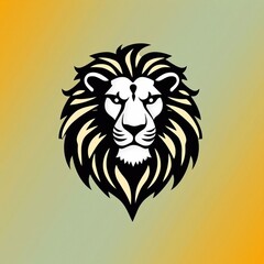 Obraz premium lion logo shape design 