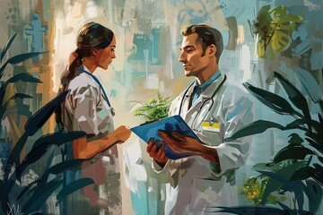 Composition for International nurse and doctor day