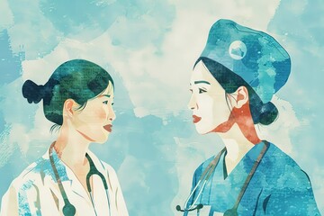 Composition for International nurse and doctor day