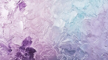 Obraz premium Abstract trendy holographic background. Real texture in pale violet, pink and mint colors with scratches and irregularities