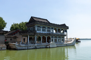 Naklejka premium Qingyan Fang, Kunming Lake, Summer Palace, Beijing, China