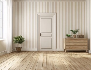 Obraz premium room with wooden floor