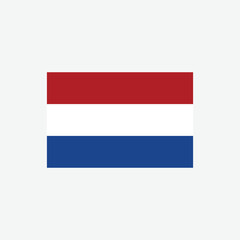 Flag of Netherlands, Netherlands state symbol. Dutch flag