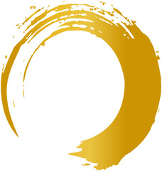 Golden Circle Brush Icon
