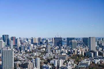 Naklejka premium 東京の都市風景