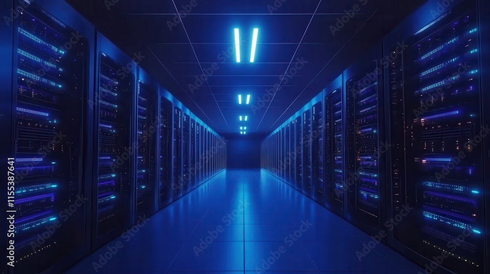 Aufkleber advanced cooling systems in high-tech data centers
