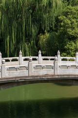 Stone bridge near Banbi Bridge, Summer Palace, Beijing, China