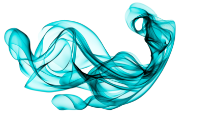 Vivid electric blue and turquoise abstract background. Smooth silk texture with a luminous glow. Gentle wave patterns and subtle shadows create a sense of motion. Perfect for luxury design projects. I