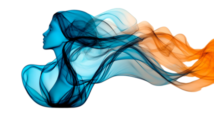 Vivid electric blue and turquoise abstract background. Smooth silk texture with a luminous glow. Gentle wave patterns and subtle shadows create a sense of motion. Perfect for luxury design projects. I