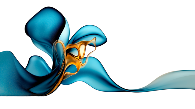 Midnight blue and emerald abstract background. Silky texture with a subtle glitter effect. Deep gradient transitions and flowing lines convey mystery and elegance. Ideal for luxurious and sophisticate