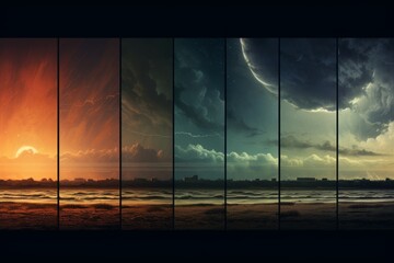 Fototapeta premium Stunning posters and backgrounds featuring the vastness of space and the universe s wonders
