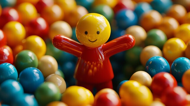 Health equity initiative, multicultural community event, 3D illustration