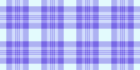 Self background plaid vector, brazil fabric tartan pattern. Tracery check seamless textile texture in light and indigo colors.