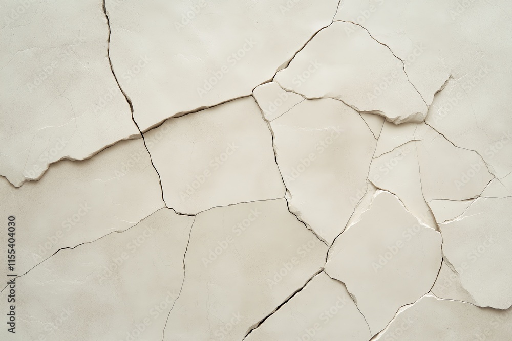 Poster A plain textured background in soft shades of cream with a subtle crack in the corner.