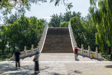 High arched Jade Belt Bridge, Summer Palace, Beijing, China